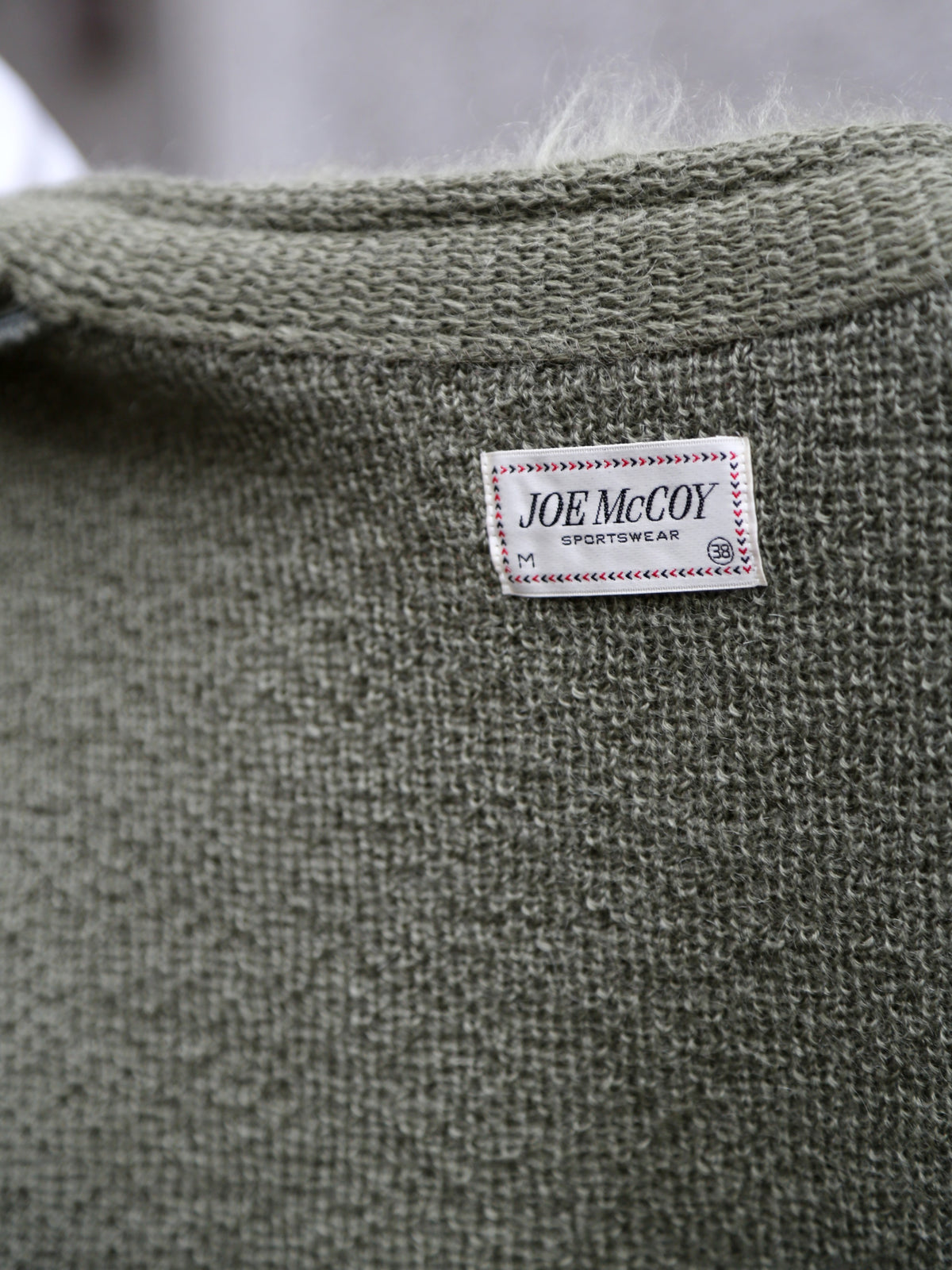 The Real McCOY's JM Mohair Cardigan – Mint (MC19103)