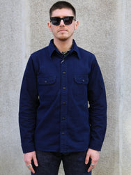 Samurai Jeans Detachable Collar Combo Shirt – Indigo (SSS25-YRCW)