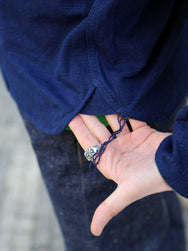 Samurai Jeans Detachable Collar Combo Shirt – Indigo (SSS25-YRCW)