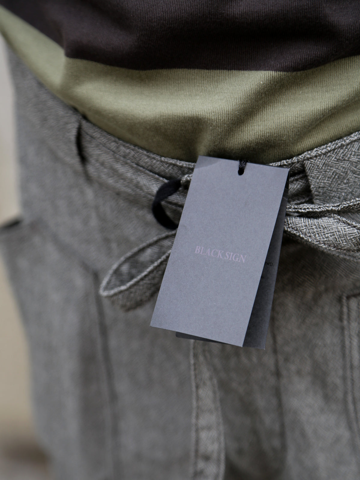 Black Sign Albatross Utility Trousers – Rat Gray (BSSP-26511)