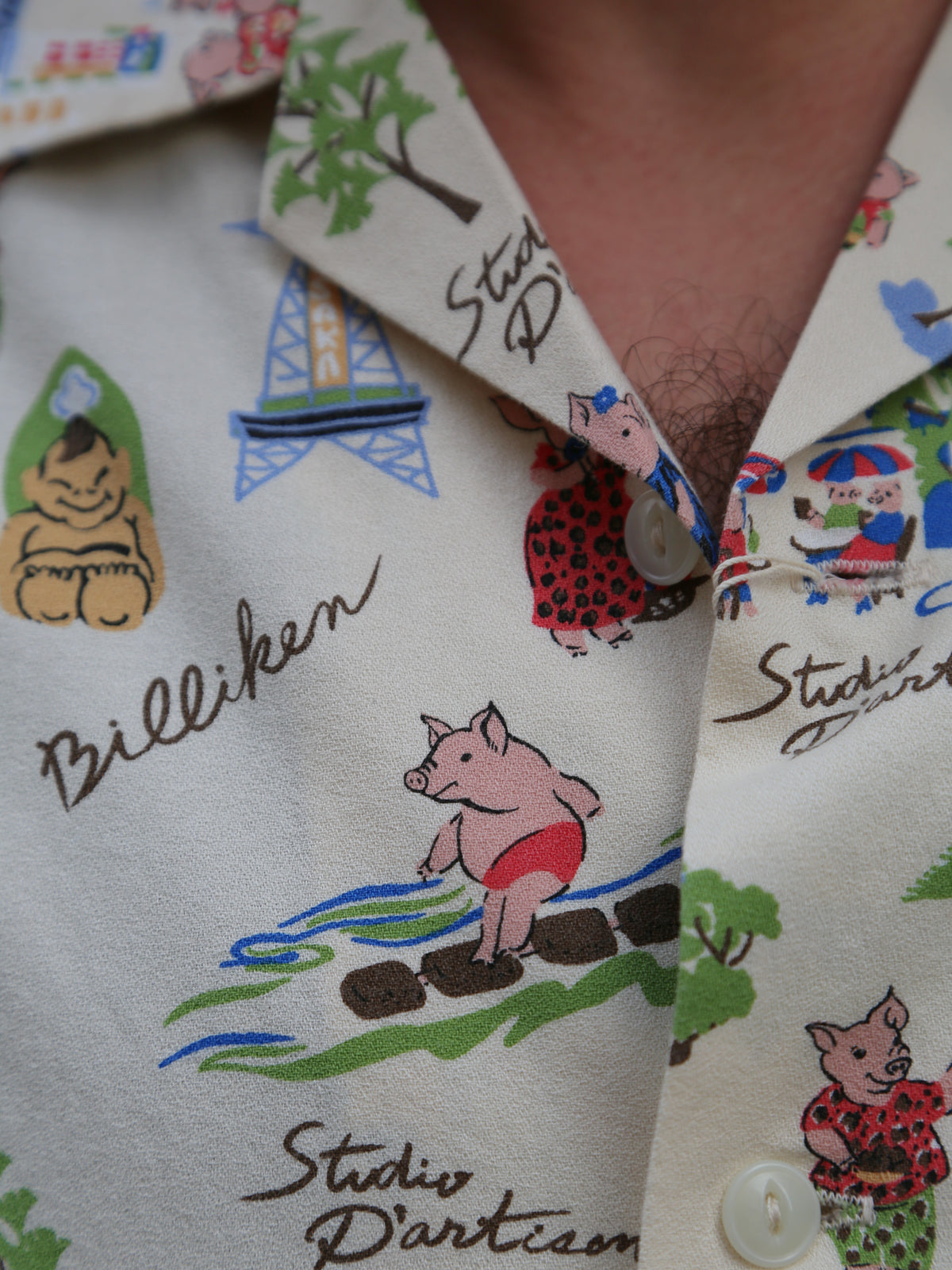 Studio d'Artisan "Billiken" Original Aloha Shirt (BILLI-003)