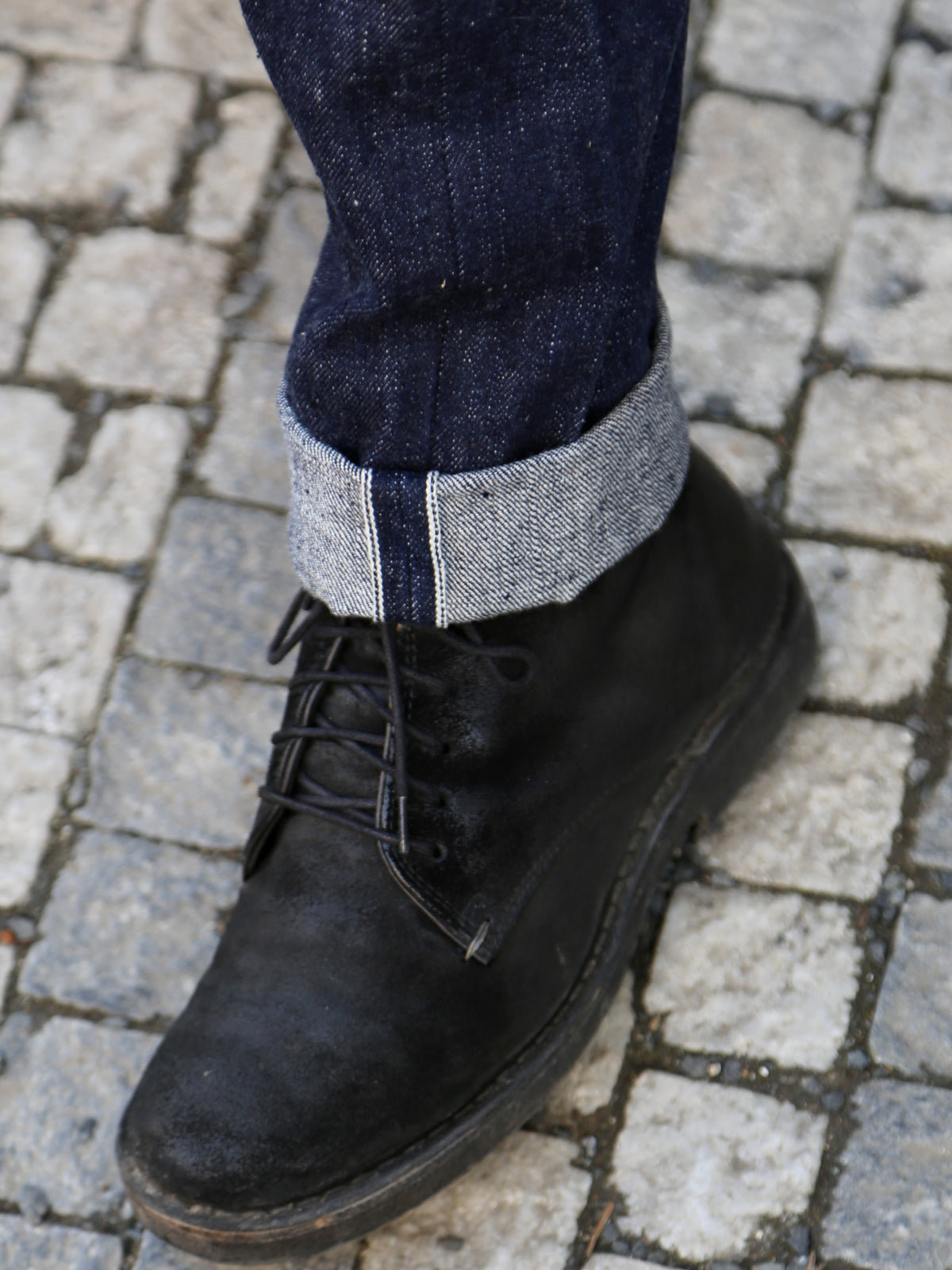 Samurai Jeans "Ai-Benkei" 18oz Relaxed Tapered Jeans – Natural Indigo (S211AX)