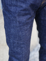 Samurai Jeans "Ai-Benkei" 18oz Relaxed Tapered Jeans – Natural Indigo (S211AX)