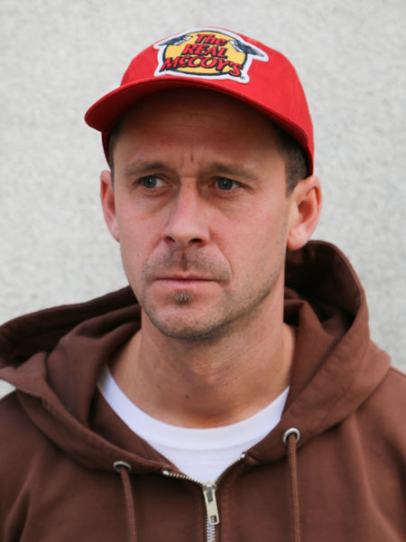 The Real McCoy's MA23001 Logo Baseball Cap – Red