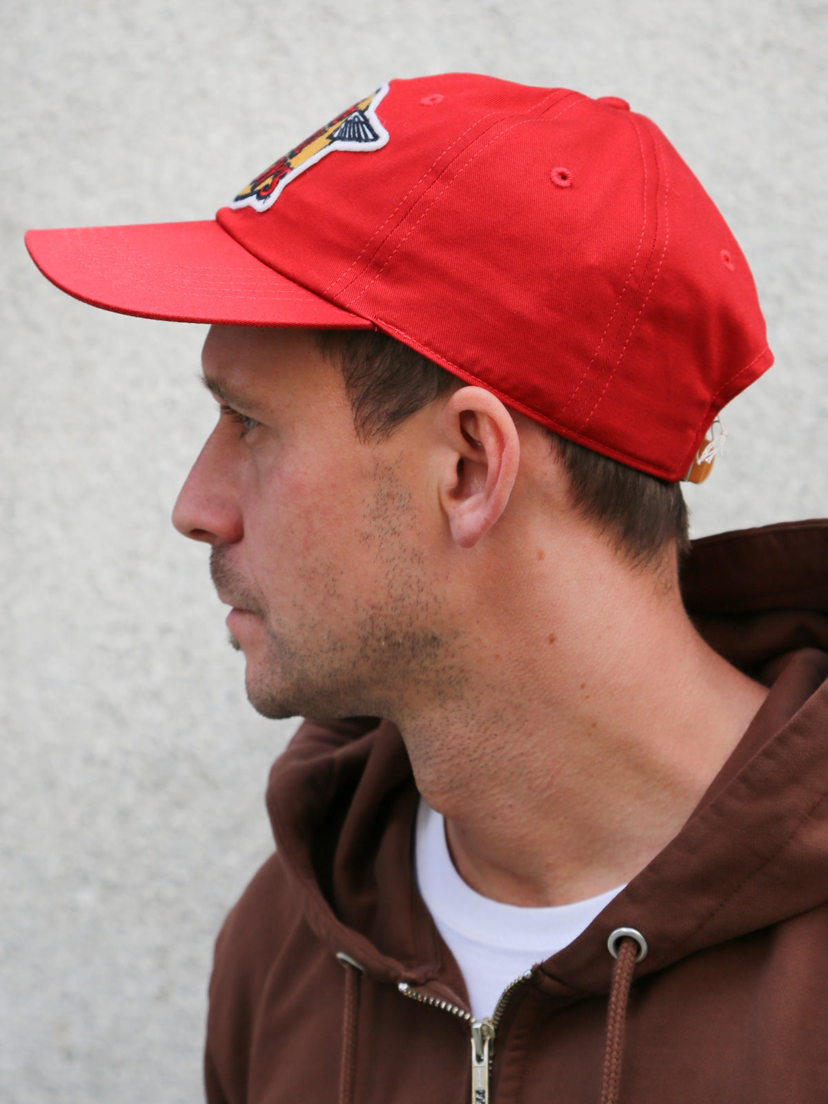 The Real McCoy's MA23001 Logo Baseball Cap – Red