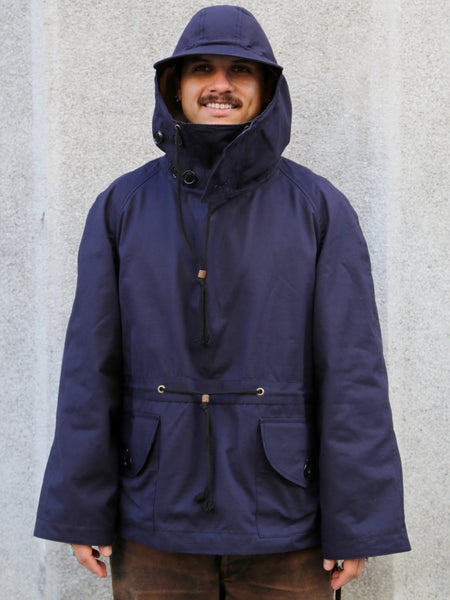 The Real McCOY's Royal Navy Windproof Deck Smock 1st Pattern – Navy (MJ25101-140)