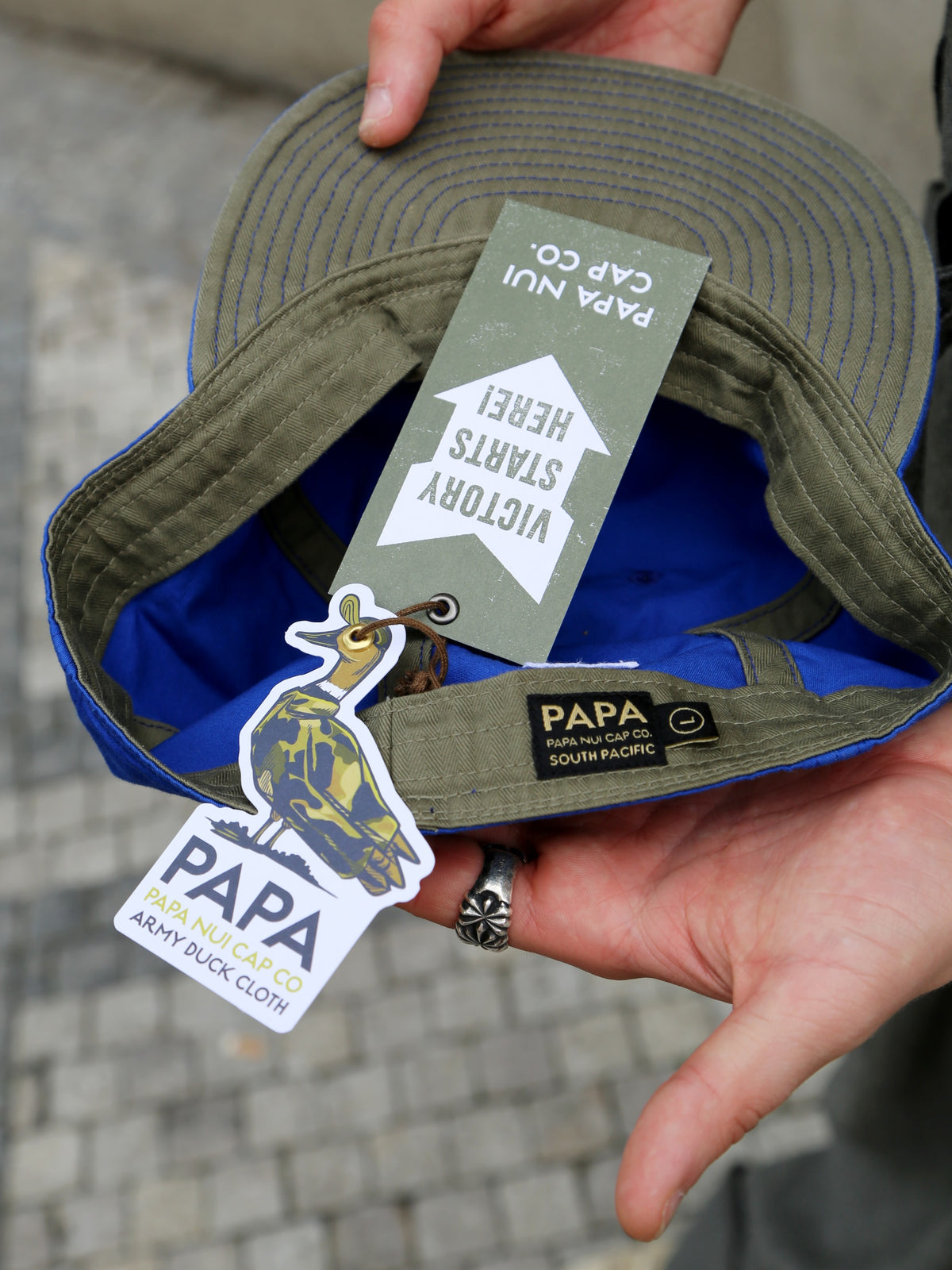 Papa Nui Nassau Cap – Caribbean Blue (PN-0089)