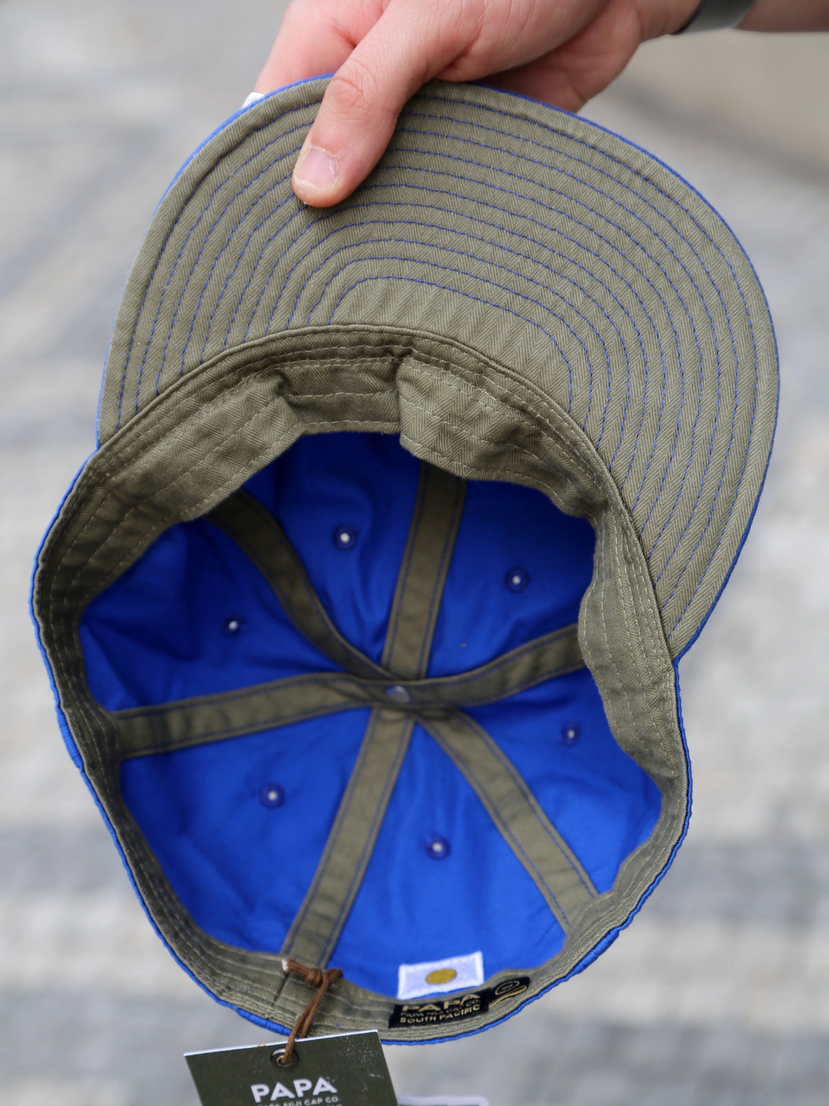Papa Nui Nassau Cap – Caribbean Blue (PN-0089)