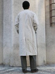 Hansen Garments Morten Long Coat – Waxed Concrete (29-72-5)