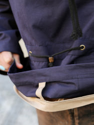 The Real McCOY's Royal Navy Windproof Deck Smock 1st Pattern – Navy (MJ25101-140)