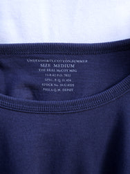 Joe McCoy MC17005 Summer Cotton Undershirt - Navy