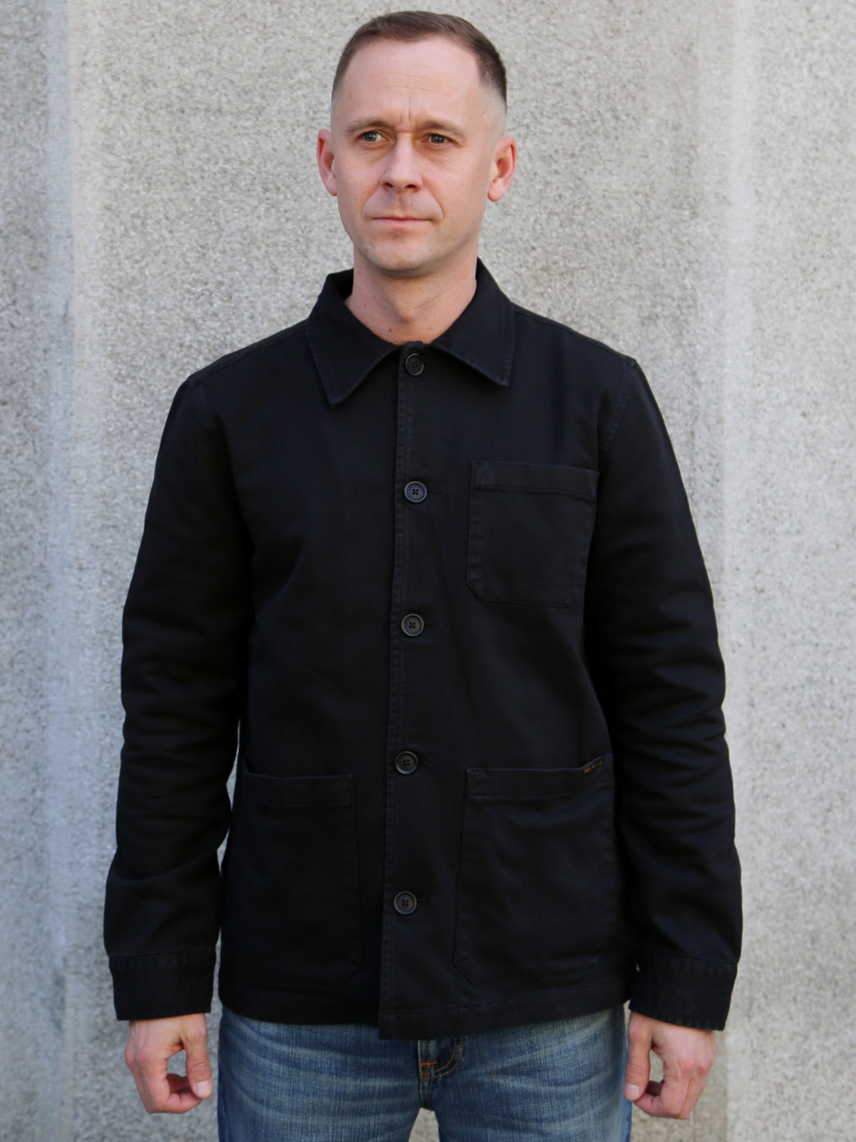 Nudie Jeans Barney Worker Jacket – Black (160676)