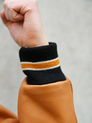 The Real McCoy's Wool Varsity Jacket – Black (MJ25116-030)