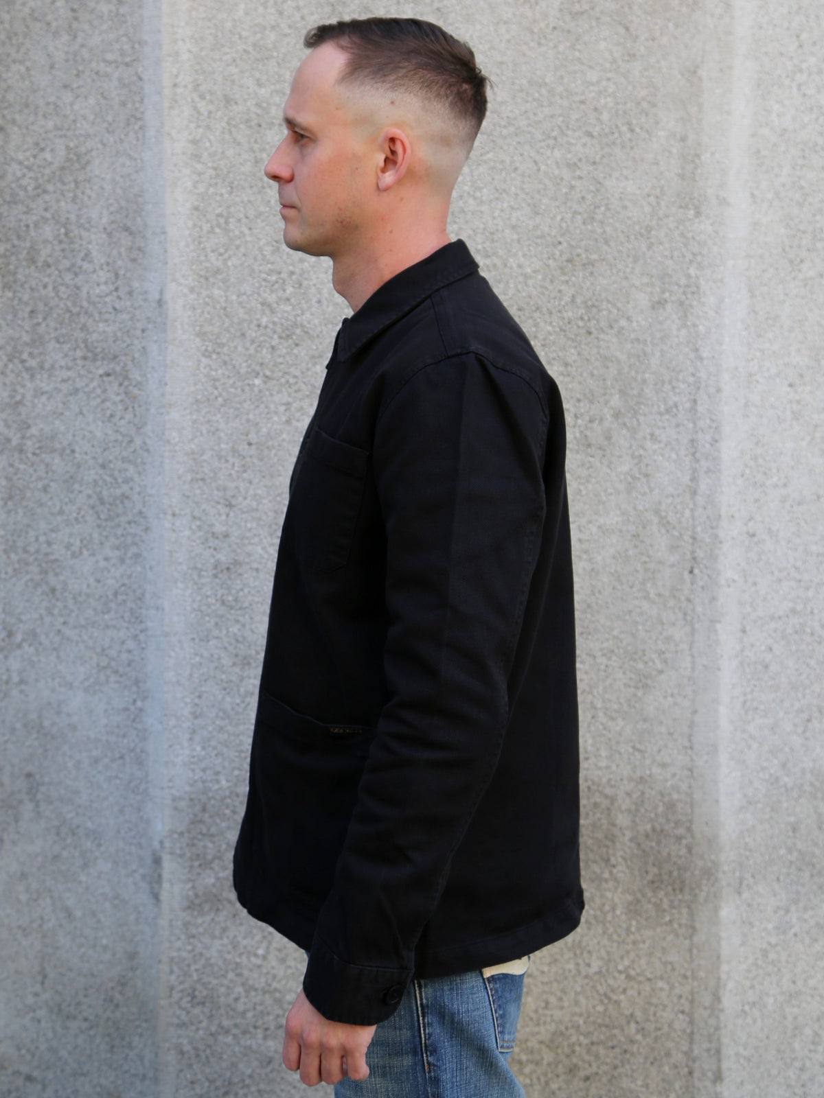 Nudie Jeans Barney Worker Jacket – Black (160676)