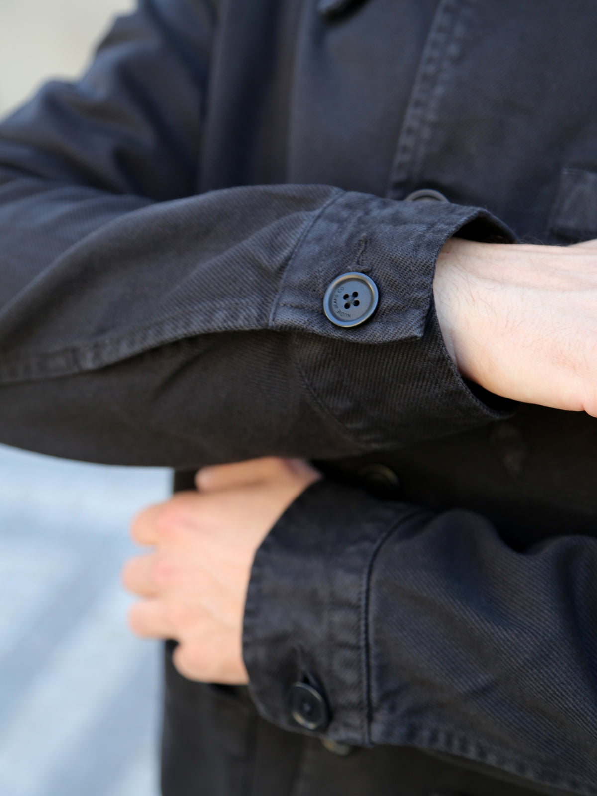 Nudie Jeans Barney Worker Jacket – Black (160676)