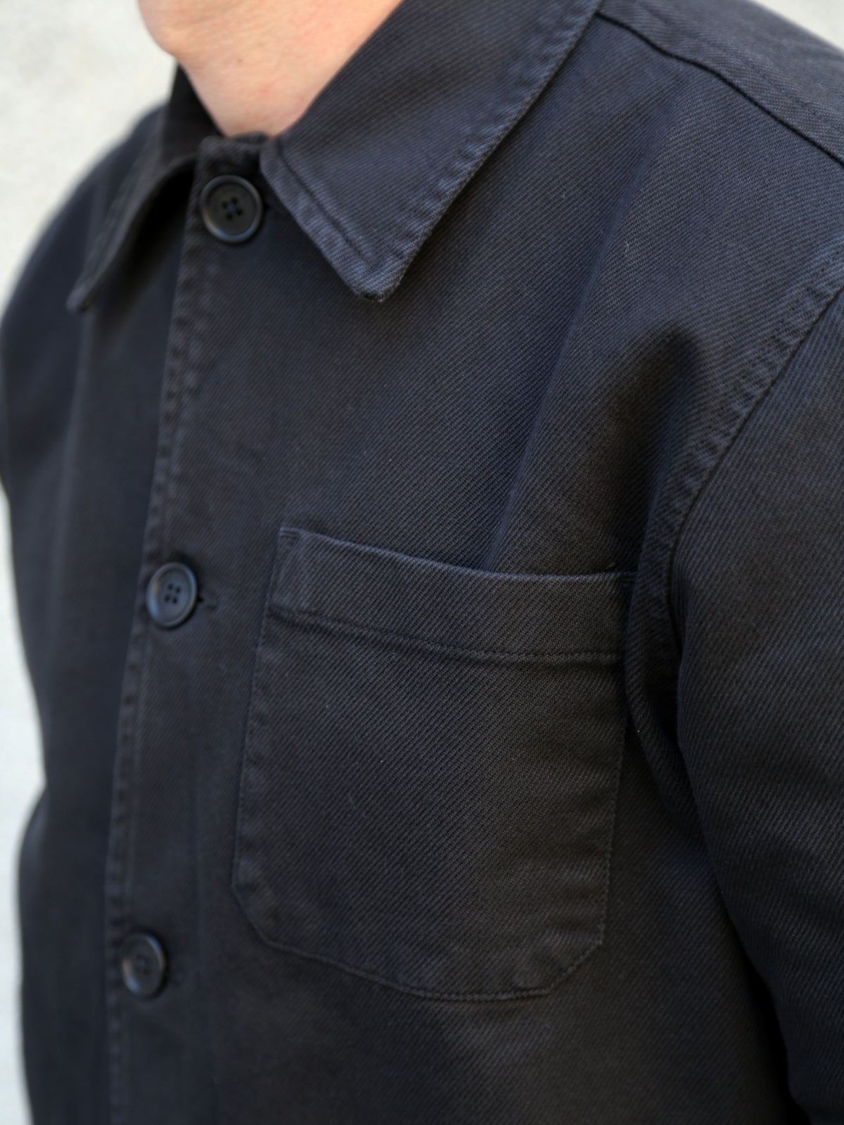 Nudie Jeans Barney Worker Jacket – Black (160676)