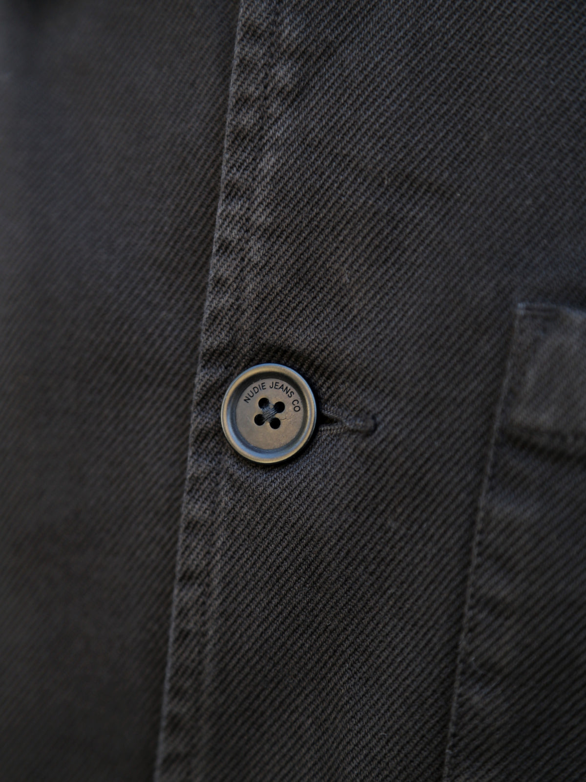 Nudie Jeans Barney Worker Jacket – Black (160676)