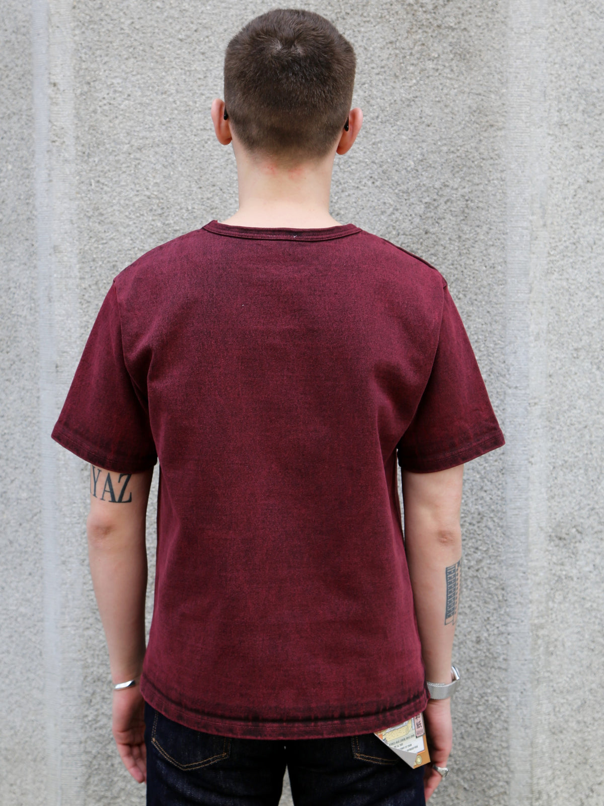 Samurai Jeans Extra Heavy Weight Tee – Wine (SJST-TW01)