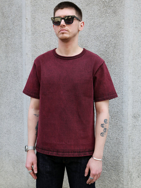 Samurai Jeans Extra Heavy Weight Tee – Wine (SJST-TW01)