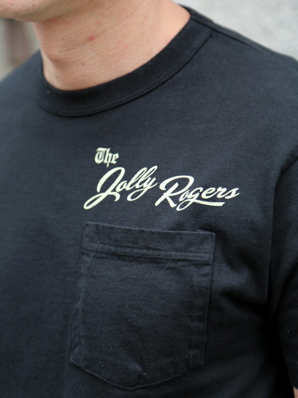 Buzz Ricksons S/S Pocket T-Shirt Jolly Rogers – Black (BR79711)