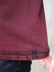 Samurai Jeans Extra Heavy Weight Tee – Wine (SJST-TW01)