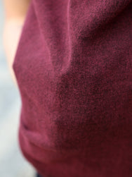 Samurai Jeans Extra Heavy Weight Tee – Wine (SJST-TW01)