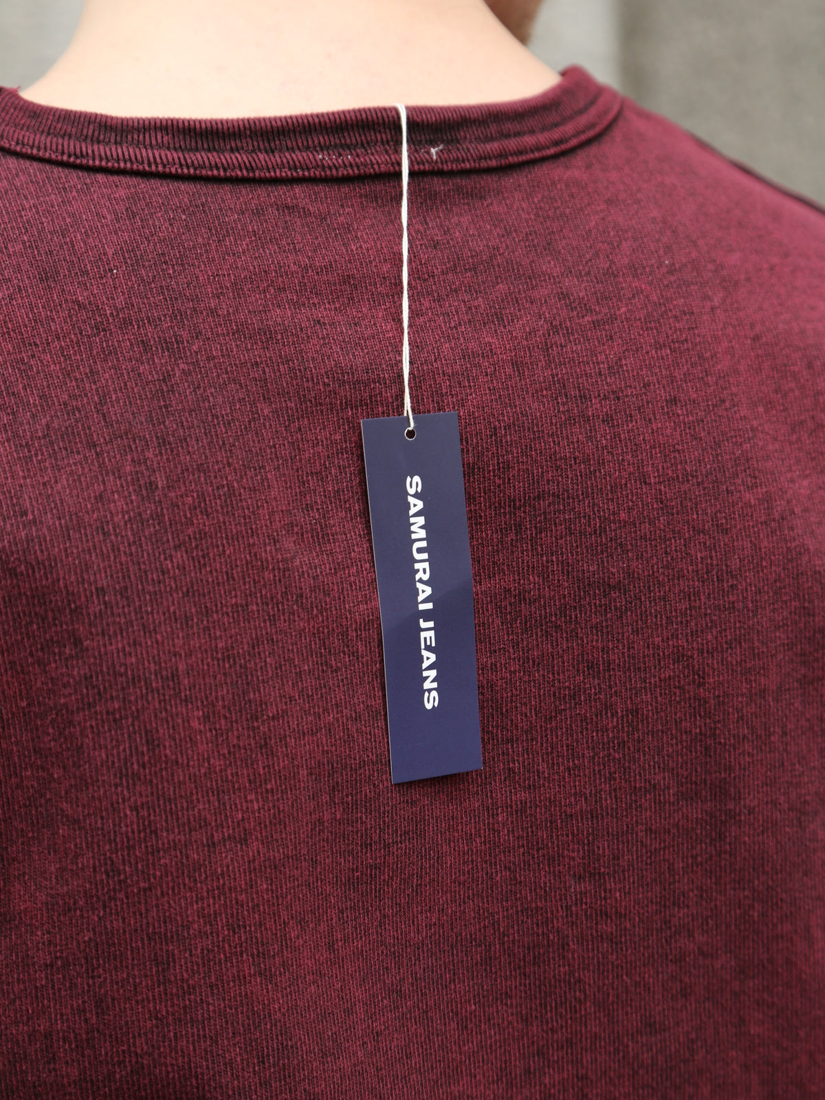 Samurai Jeans Extra Heavy Weight Tee – Wine (SJST-TW01)