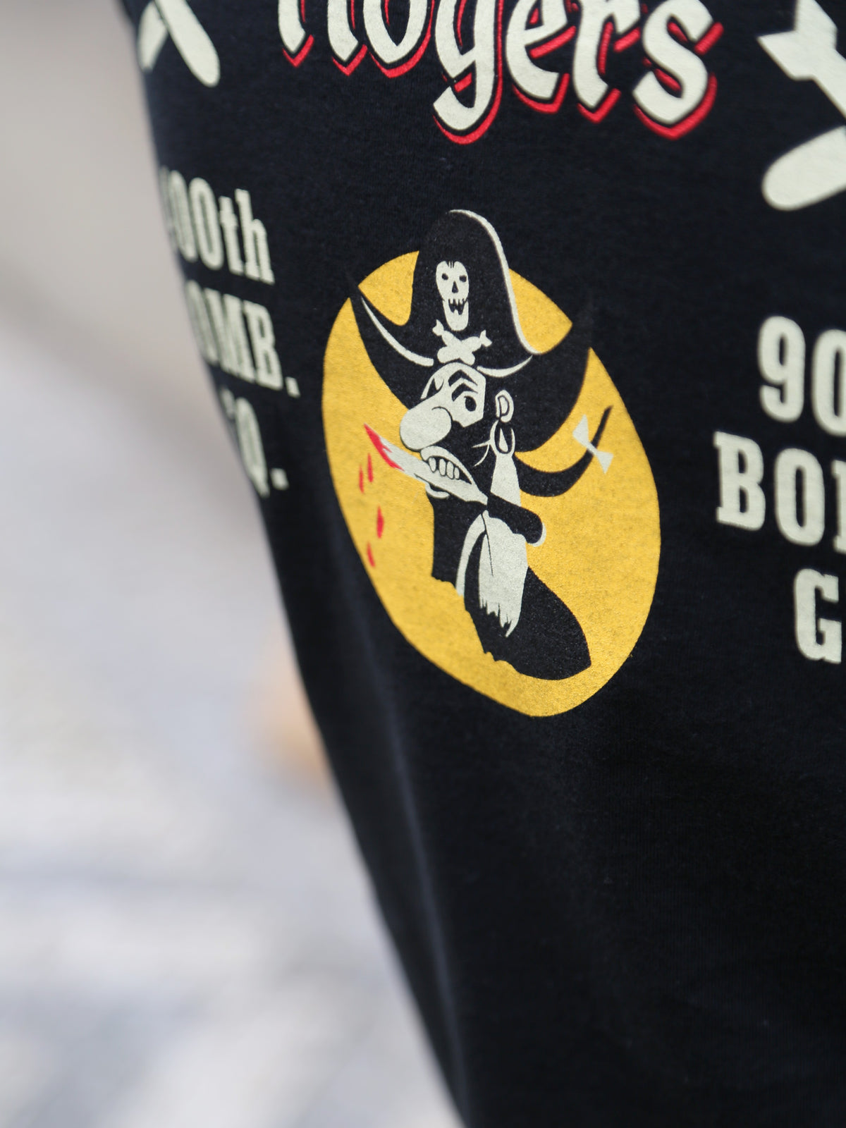 Buzz Ricksons S/S Pocket T-Shirt Jolly Rogers – Black (BR79711)