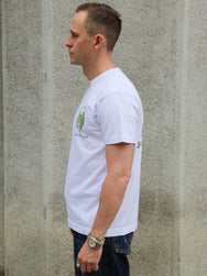 Buzz Ricksons S/S Military Tee BOMBER BARONS – White (BR79778)