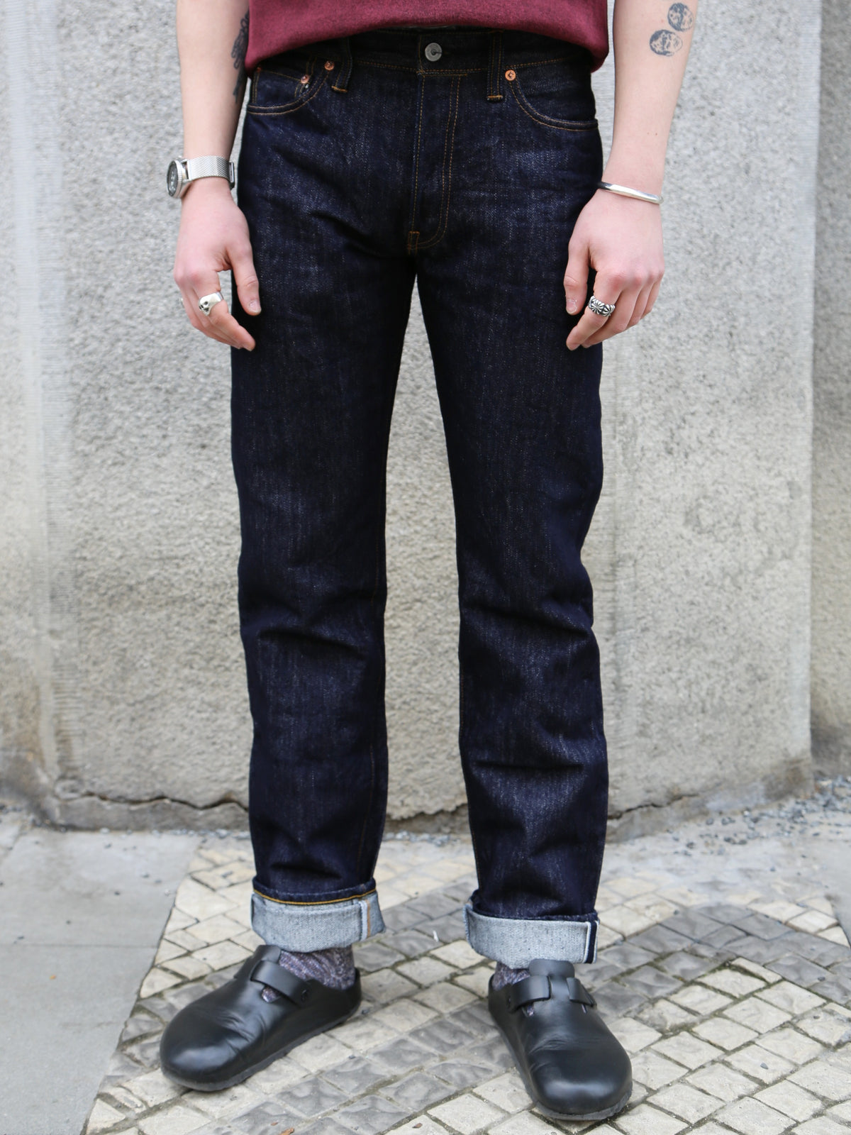 Samurai Jeans Selvedge Denim Jeans Slim Tapered – Indigo (S0710XX-WASHI)