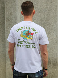Buzz Ricksons S/S Military Tee BOMBER BARONS – White (BR79778)