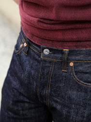 Samurai Jeans Selvedge Denim Jeans Slim Tapered – Indigo (S0710XX-WASHI)