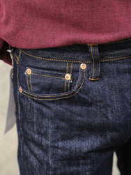 Samurai Jeans Selvedge Denim Jeans Slim Tapered – Indigo (S0710XX-WASHI)