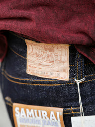 Samurai Jeans Selvedge Denim Jeans Slim Tapered – Indigo (S0710XX-WASHI)