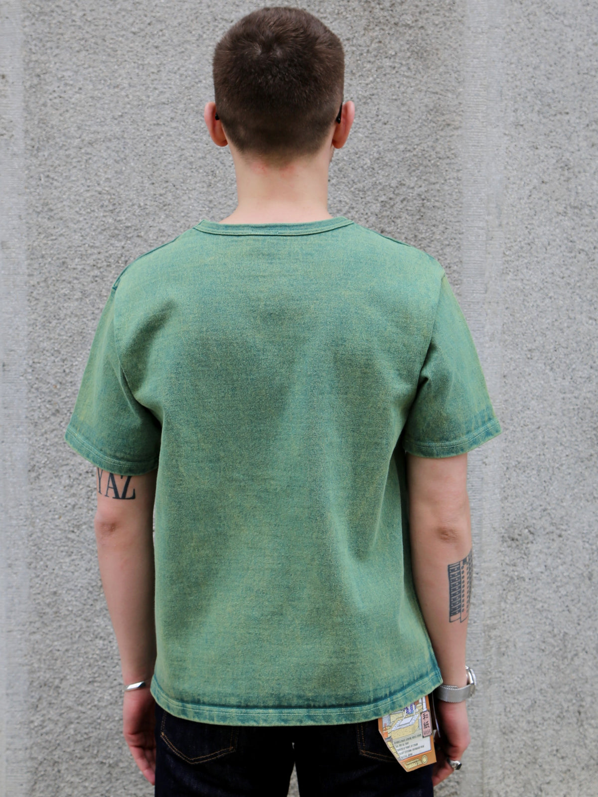 Samurai Jeans Extra Heavy Weight Tee – Green (SJST-TW01)