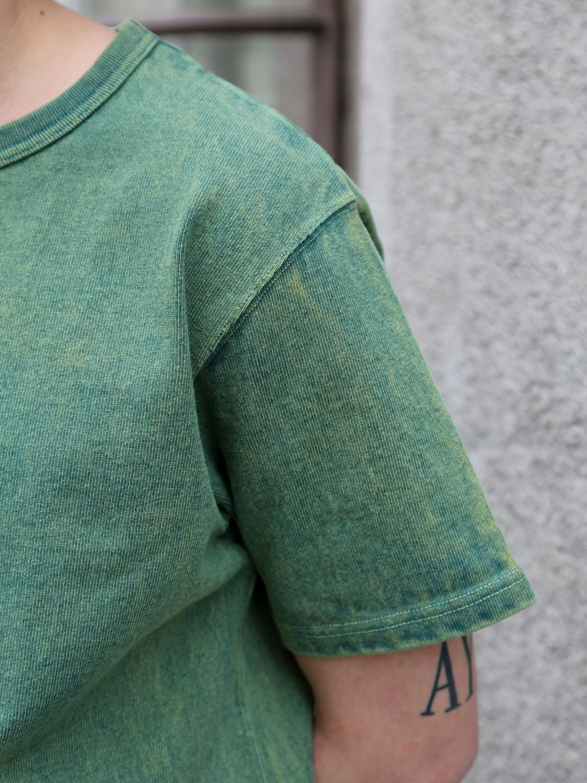 Samurai Jeans Extra Heavy Weight Tee – Green (SJST-TW01)