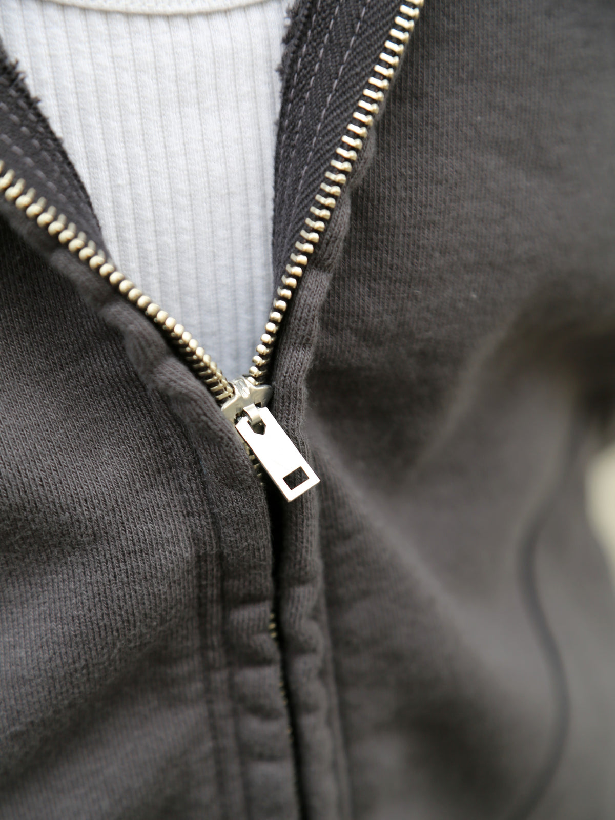 Buzz Rickson's Full Zip Sweat Parka – Black (BR65623)