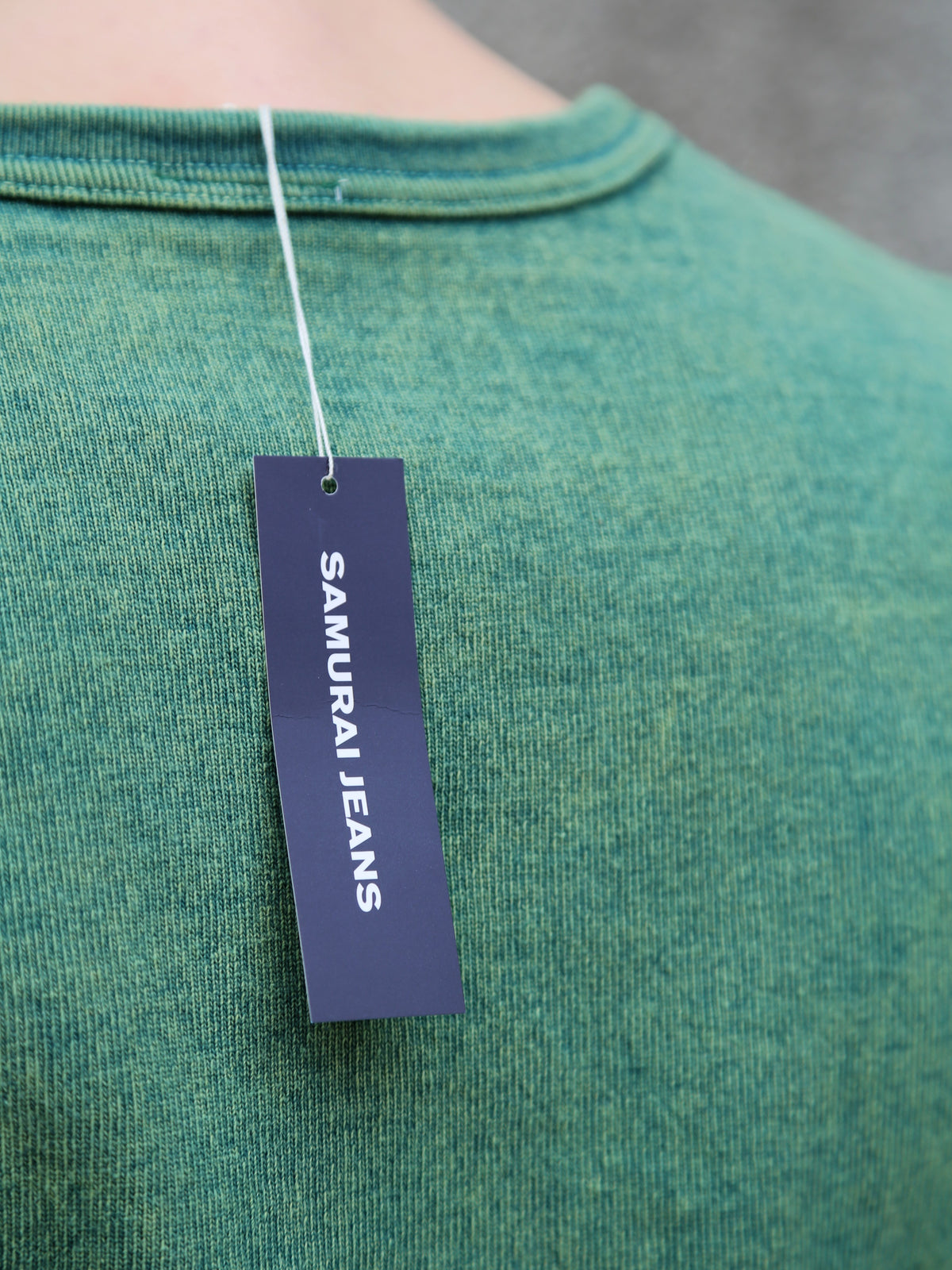 Samurai Jeans Extra Heavy Weight Tee – Green (SJST-TW01)