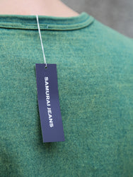 Samurai Jeans Extra Heavy Weight Tee – Green (SJST-TW01)