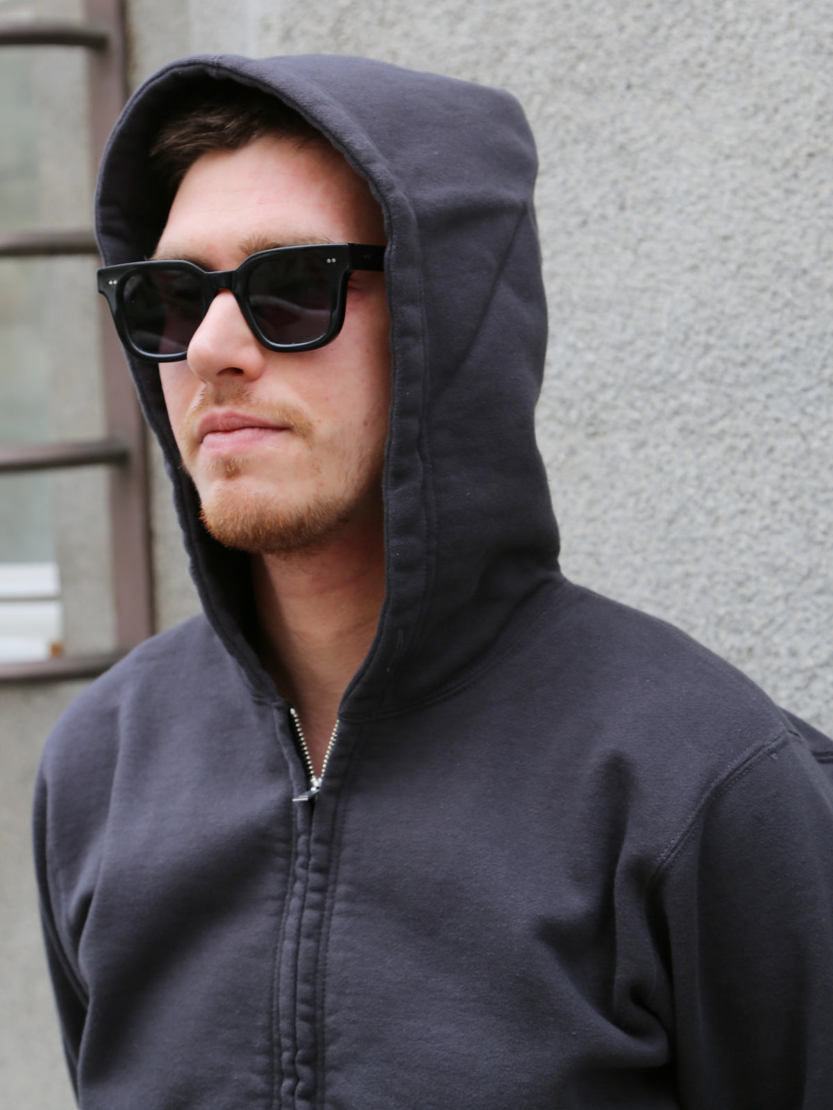 Buzz Rickson's Full Zip Sweat Parka – Black (BR65623)