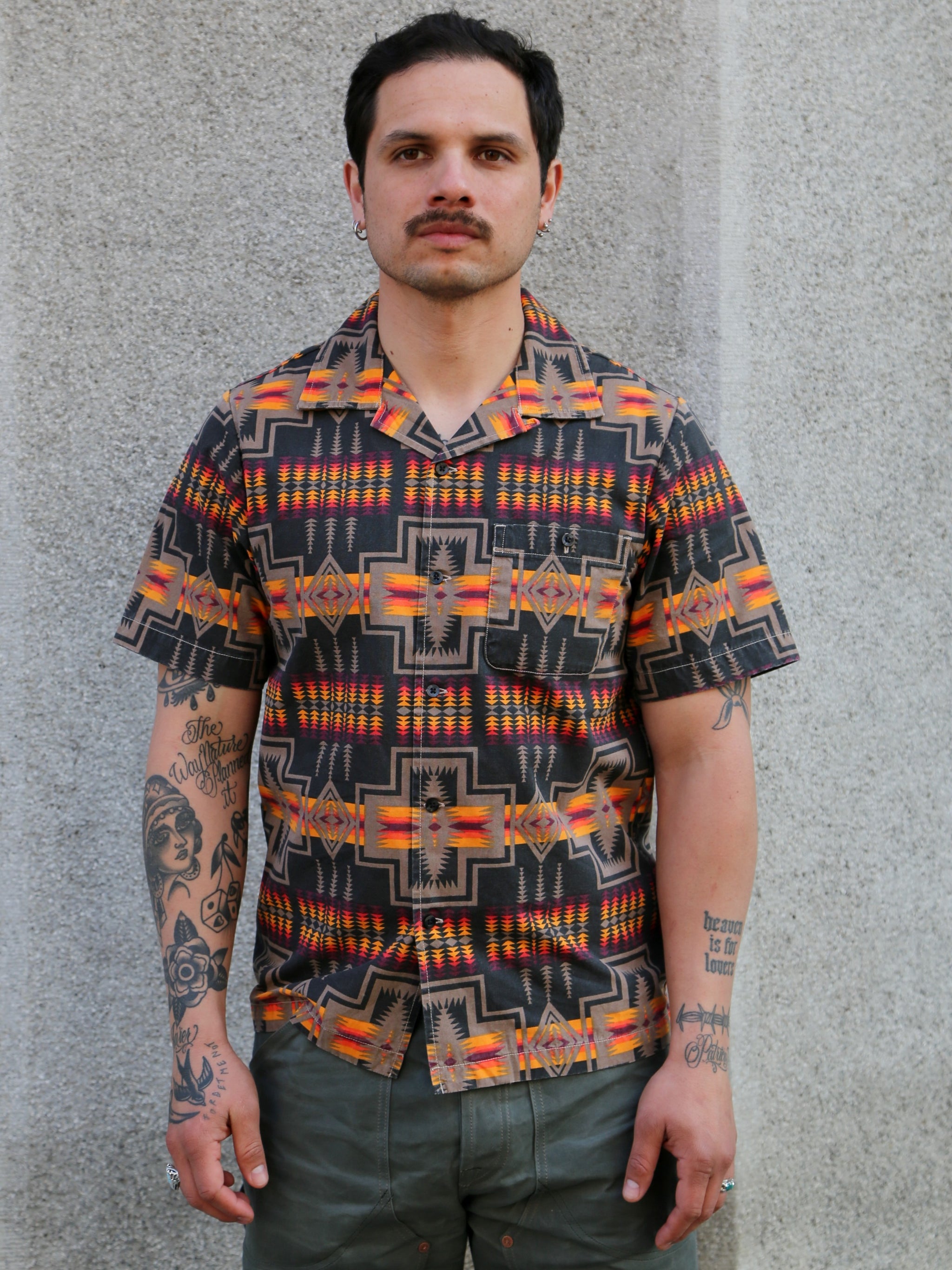 Pendleton Vacation Shirt – Harding Black (PNM2601-0407