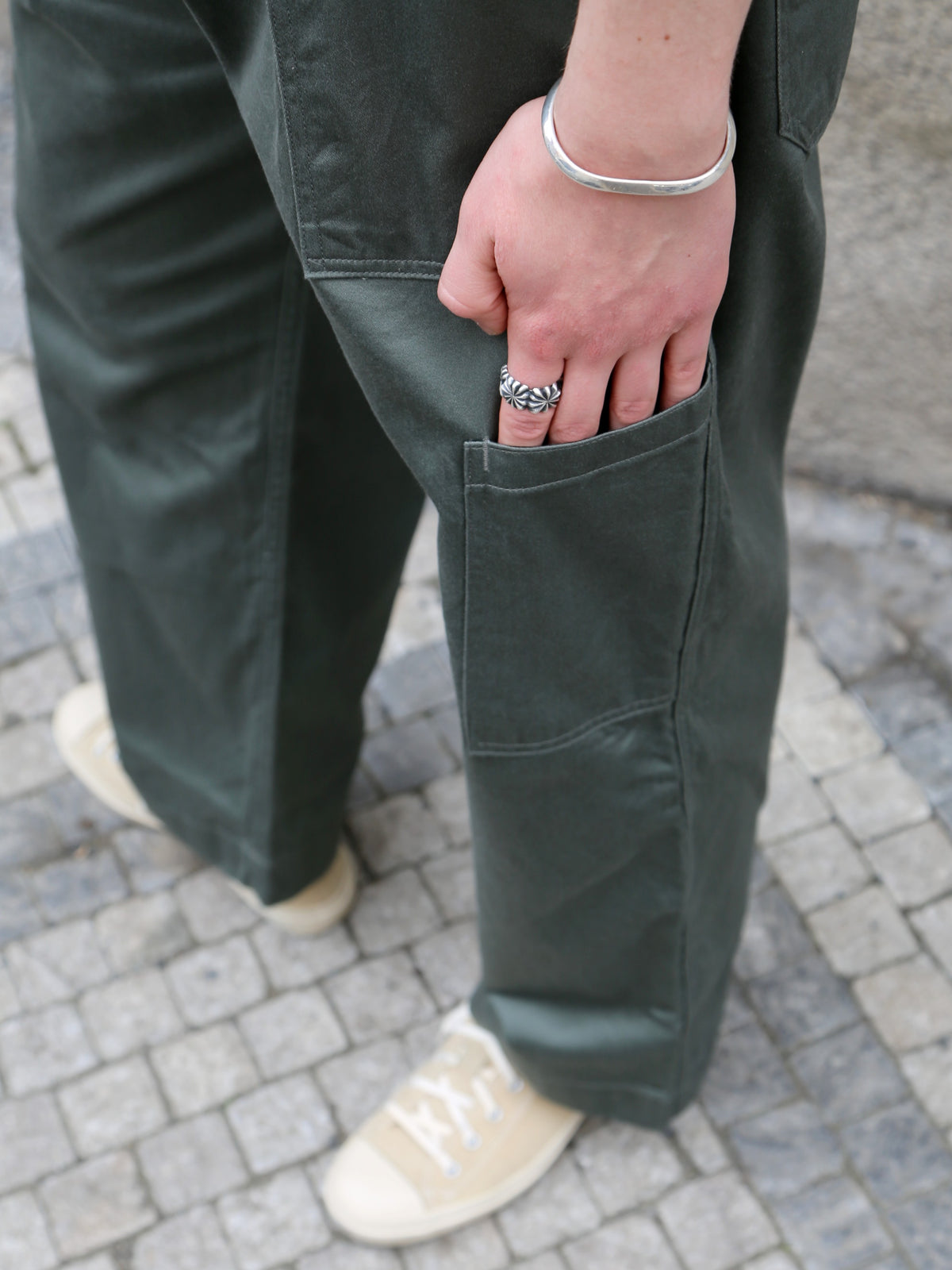 Buzz Ricksons Utility Cotton Trousers – Sage Green (BR42636)