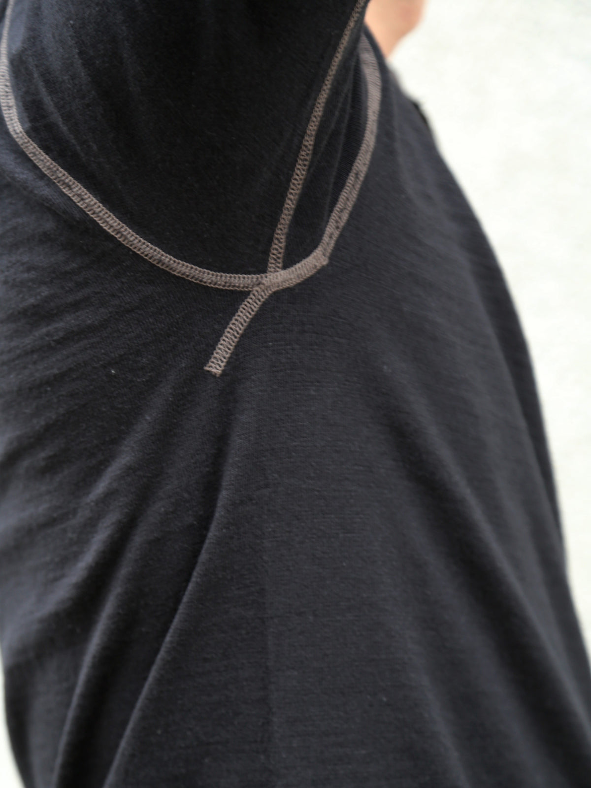 Buzz Ricksons Slub Yarn Henley Neck T-Shirt – Black (BR79192)