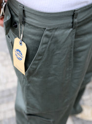 Buzz Ricksons Utility Cotton Trousers – Sage Green (BR42636)
