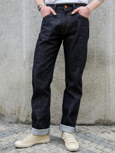 Freenote Cloth Wilkes Western Cut 14oz Broken Twill – Indigo (M0008014-BKN)