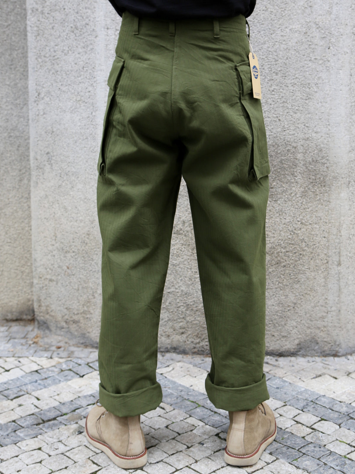Buzz Ricksons Herringbone Twill Special Trousers – Olive (BR42638)
