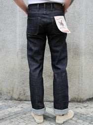 Freenote Cloth Wilkes Western Cut 14oz Broken Twill – Indigo (M0008014-BKN)