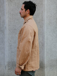 Studio d'Artisan Fox Cotton Military Work Coat – Brown (4638)