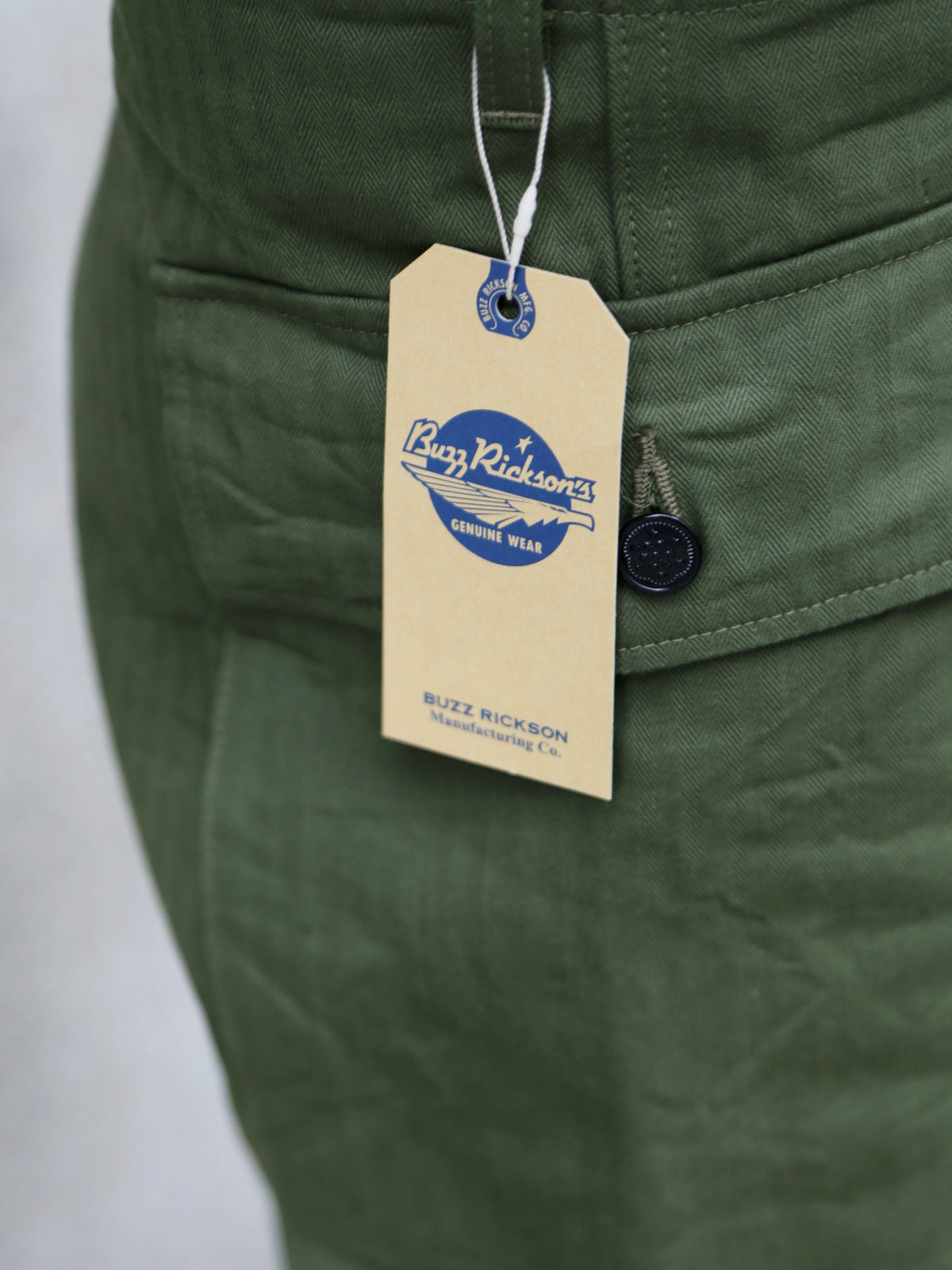 Buzz Ricksons Herringbone Twill Special Trousers – Olive (BR42638)