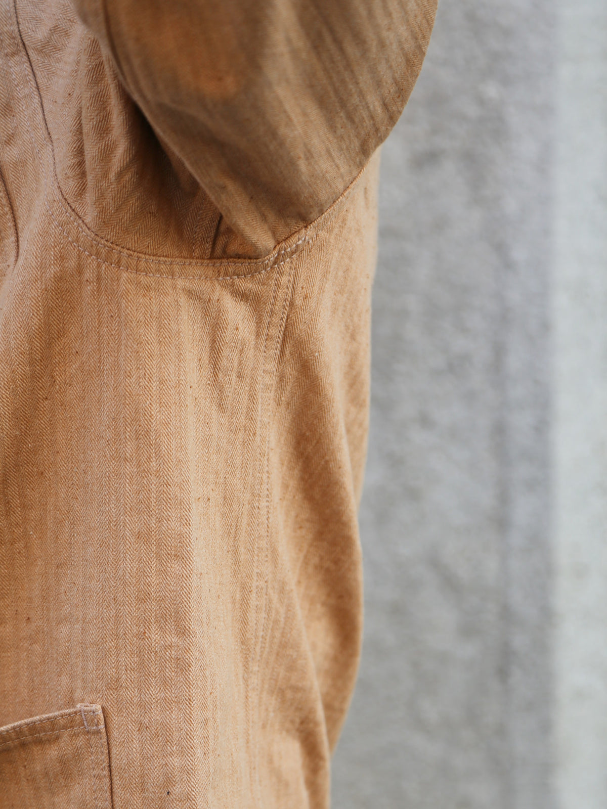 Studio d'Artisan Fox Cotton Military Work Coat – Brown (4638)